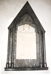 Memorial to Thomas Wilson by Richard Westmacott, Saint Mary Magdalene's Church, Clitheroe, Lancashire