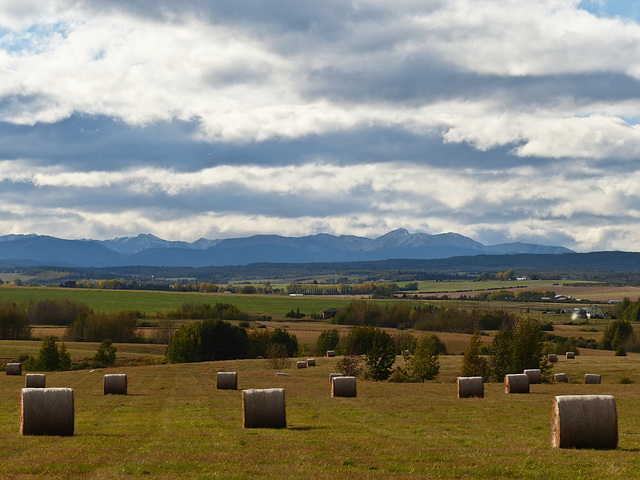 Ominous clouds after the harvest