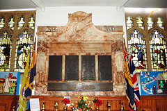 War Memorial, Saint Mary Magdalene's Church, Clitheroe, Lancashire