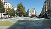 Jet d'eau entre la rue de la République et la Place Belcour a Lyon..!