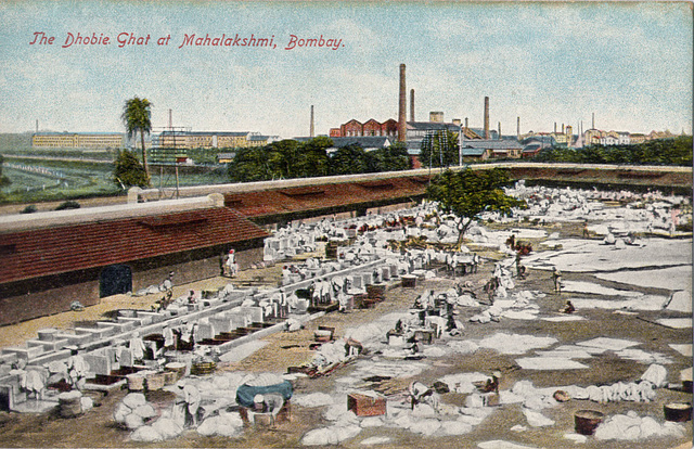 The Dhobie Ghat at Mahalakshmi, Bombay