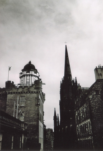 View down the Royal Mile