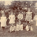 Cousins at the lake house in Wisconsin, about 1900.