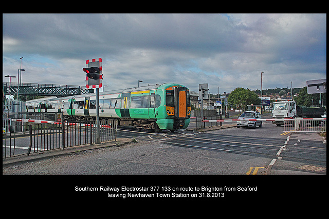 Southern 377 133 - Newhaven - 31.8.2013