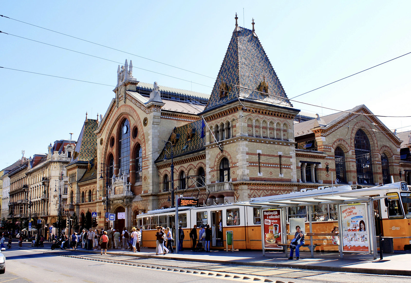 Die Markthalle in Budapest