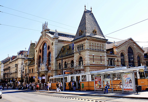 Die Markthalle in Budapest