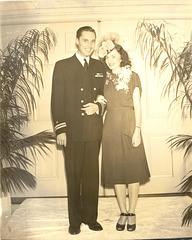 Carl and Alice, wedding day, Feb., 14, 1946