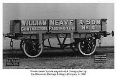 Wm Neave 3 plank wagon 1898