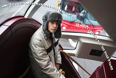 Dan on the rear stairs - 1.12.2012