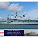 HMS Illustrious at Portsmouth on 22.8.2012