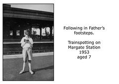 Train spotting Margate summer 1953