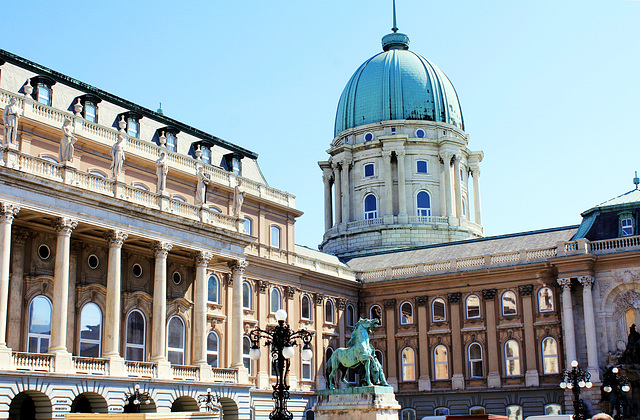 Der Burgpalast in Budapest