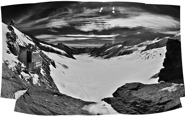 Jungfraujoch - Infrared Panorama