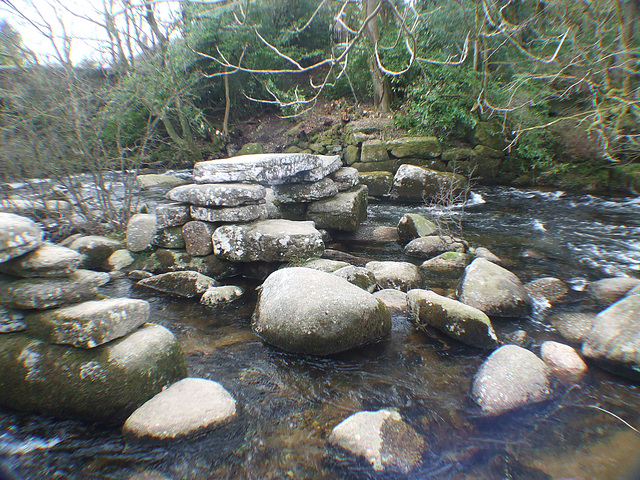 Old bridge at Badger's Holt, Dartmoor