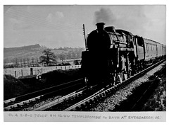 Class 4 2-6-0 75026 Templecombe - Bath at Evercreech Junction 11 12 65