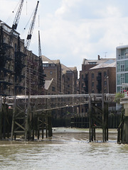 st. saviour's dock, shad thames, london,