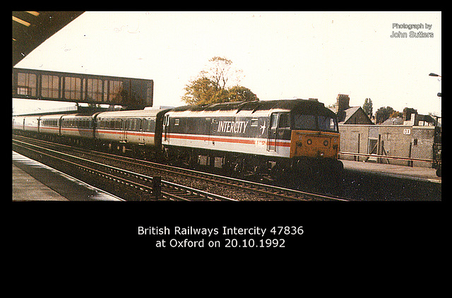 47836 at Oxford on 20.10.1992