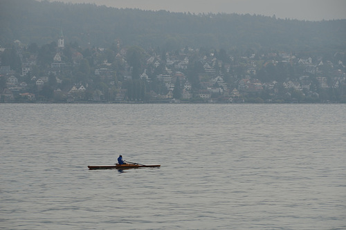 Rower on Zurichersee