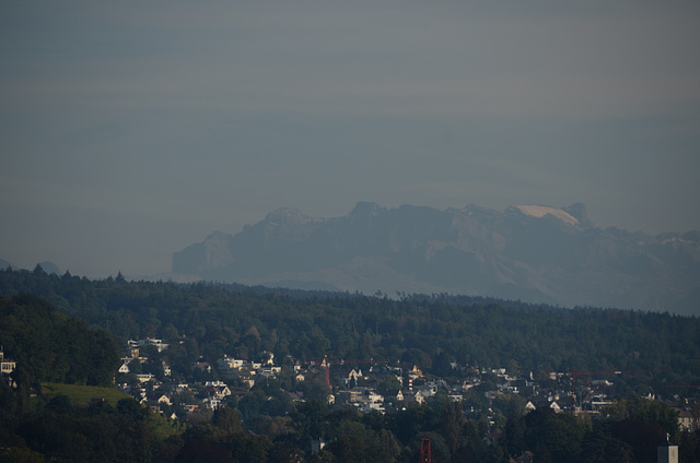 Hazy Alps