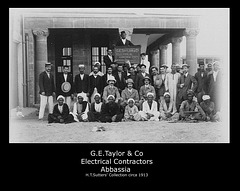 GE Taylor Company group photo H T Sutters Collection circa 1913