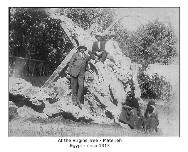 At the Virgins Tree Materieh c1913