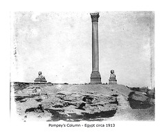 Pompey's Column Egypt c1913