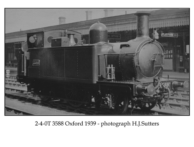 2-4-0T 3588 Oxford 1939