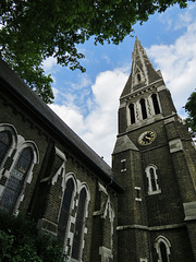 christ church, cubitt town, isle of dogs, london