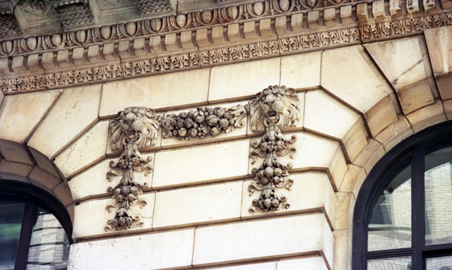 Lion Swag - Architectural Detail