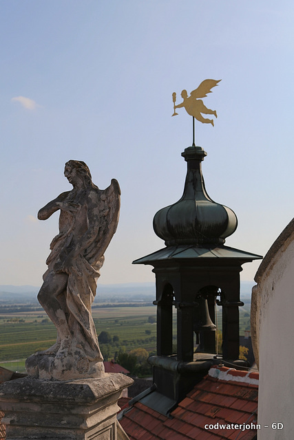 The scene from the top of Haydn's Church in Eisenstadt