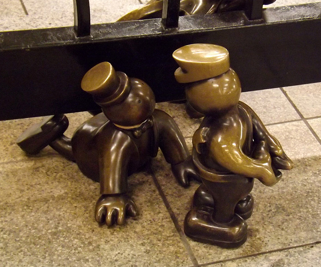 Life Underground by Tom Otterness in the 14th Street Subway, June 2012