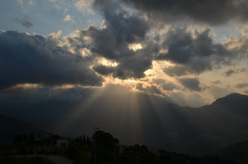 Sunrise over Gaucin