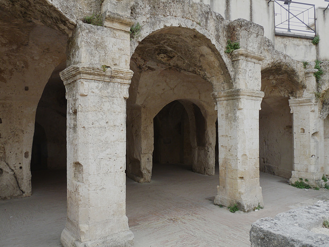 Matera- Entrance to the Ancient Cistern