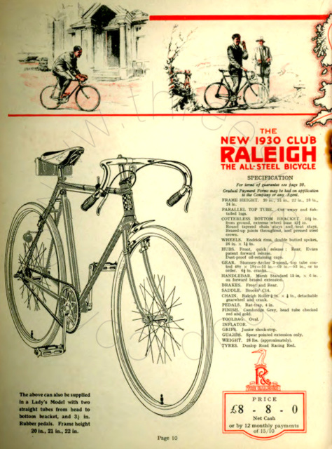 Raleigh Club 1930