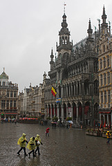 Grote Markt in de regen