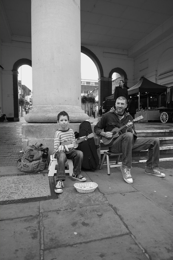 Like Busker, Like Son X-E1 2