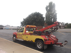 Bower's towing truck.