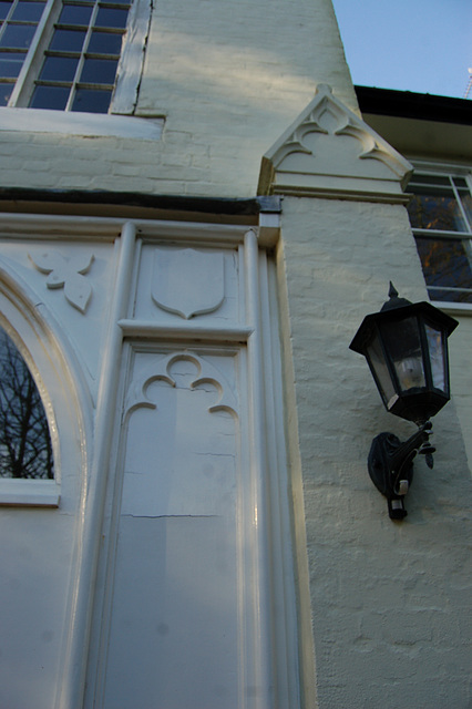 Wrentham Hall. Entrance facade. Porch (2)