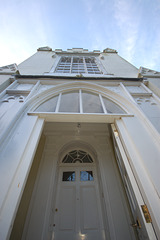 Wrentham Hall. Entrance facade. Porch (11)