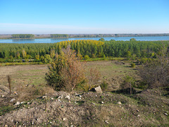 Le Danube vue depuis la hauteur de Ratiaria.