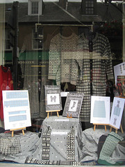 Sanquhar knitting display, August 2010