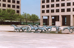Mustangs Statue, Las Colinas, Dallas