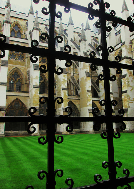 Cloisters Westminster Abbey.