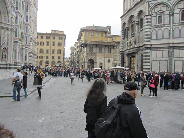 Florence, in the Duomo Piazza