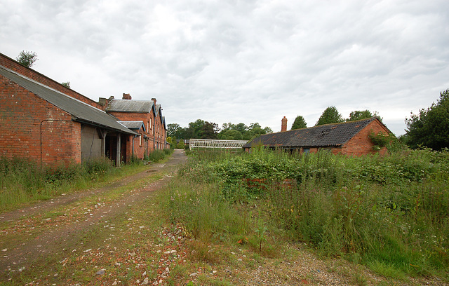 Former kitchen gardens Stanford Hall, Nottinghamshire