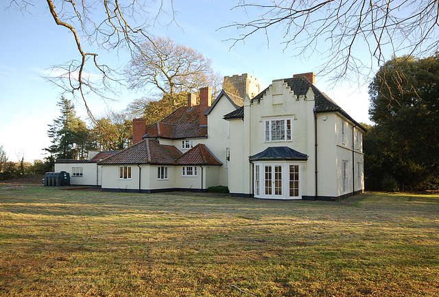 Wrentham Hall. Western Elevation (3)