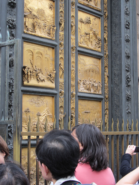 Doors of the Baptistry, "The Gates of Paradise", scenes from the old testament, Florence