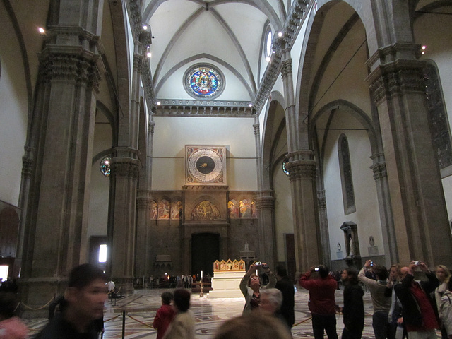 Interior of the Duomo of Florence