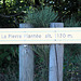Panneau de La Pierre Plantée  (Lozère, France)