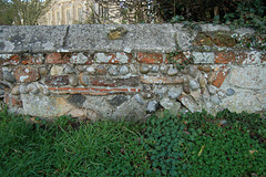 Churchyard wall and war memorial. The Street Walberswick (1)